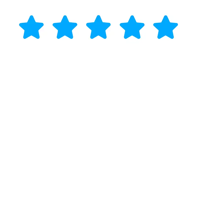 5 star reviews